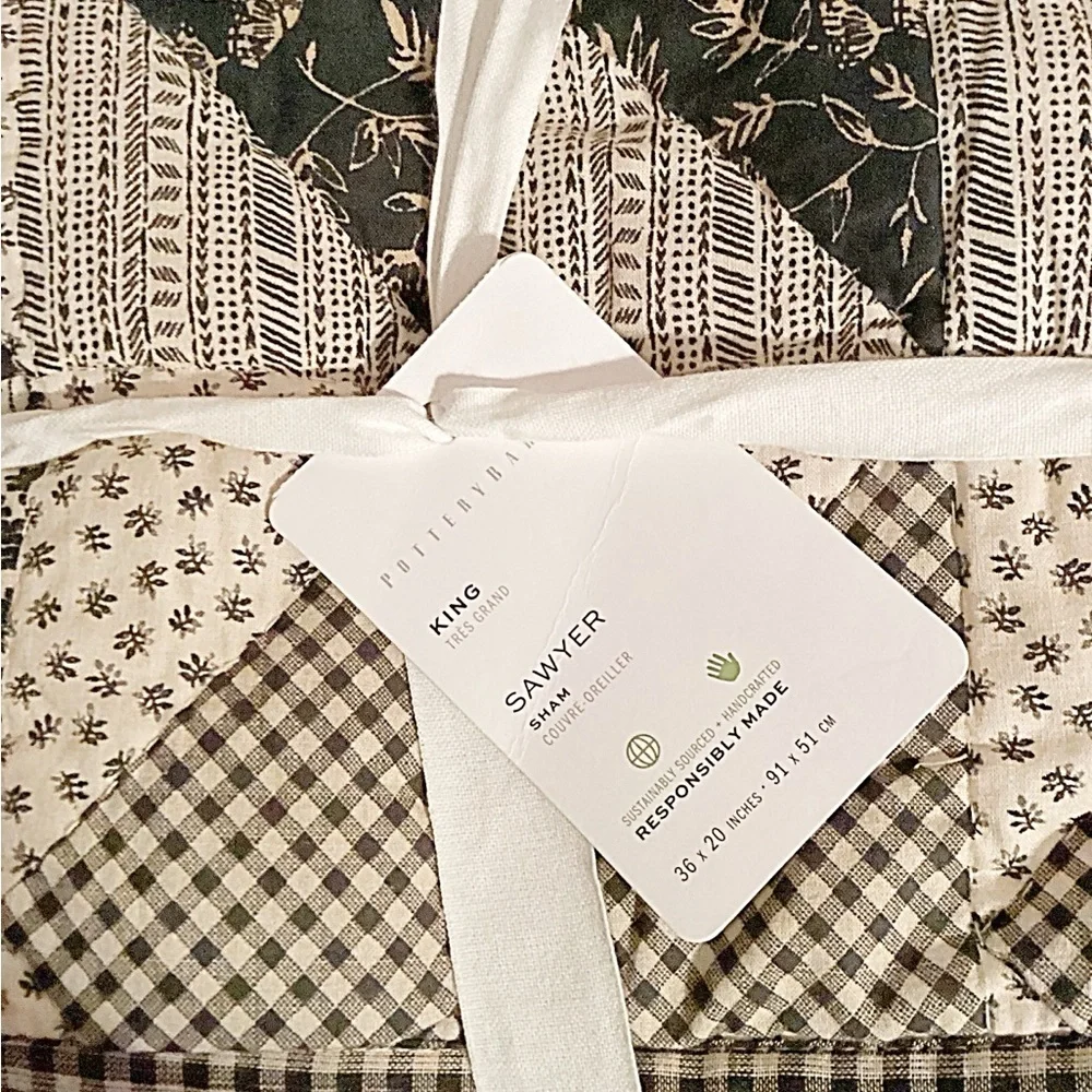 Pottery Barn Sawyer Pillow Shams